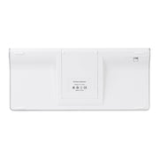 MC Saite 460BT 78 tasti Mini tastiera Bluetooth wireless ultrasottile, supporto integrato, supporto sistema Android / iOS / Windows (argento)