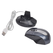 Mouse ottico ricaricabile wireless MZ-011 da 2,4 GHz 1600 DPI con funzione HUB, Blue, Silver, Black, Black Silver, White + Royal Blue, Pearl White