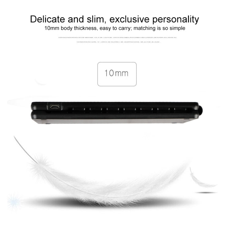 K018 Tastiera wireless Bluetooth pieghevole a 67 tasti con ricarica USB