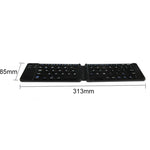 K018 Tastiera wireless Bluetooth pieghevole a 67 tasti con ricarica USB