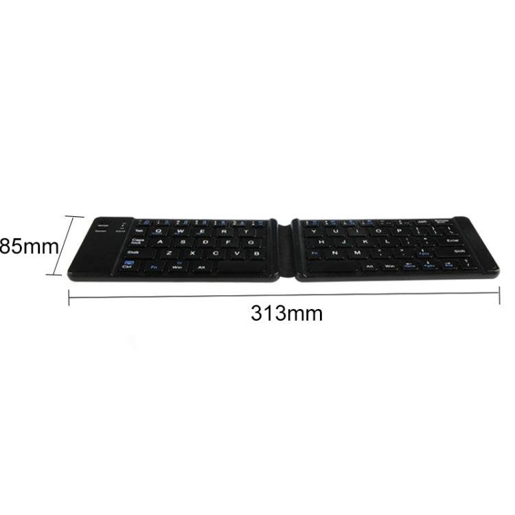 K018 Tastiera wireless Bluetooth pieghevole a 67 tasti con ricarica USB
