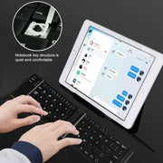 K018 Tastiera wireless Bluetooth pieghevole a 67 tasti con ricarica USB