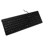 Lenovo K5819 Office Tastiera cablata ultrasottile semplice, K5819 (Black), K5819 (White)