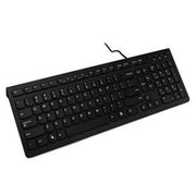 Lenovo K5819 Office Tastiera cablata ultrasottile semplice, K5819 (Black), K5819 (White)