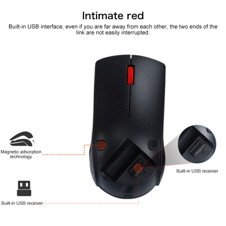 Mouse wireless Lenovo M120 Pro Fashion Office Red Dot, M120 Pro Wireless Mouse