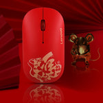 Mouse wireless silenzioso portatile leggero Lenovo Air Handle, versione mouse Blessing, Wireless Mouse, Blessing Mouse Version