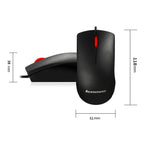 Mouse cablato Lenovo M120 Pro Fashion Office Red Dot, M120 Pro Wired Mouse