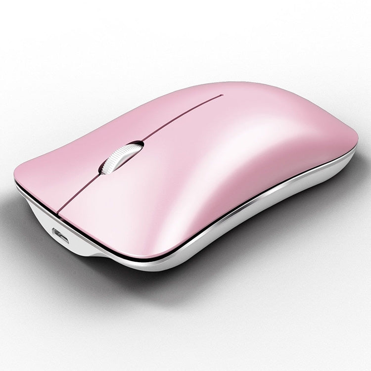 HXSJ T23F Bluetooth + 2,4 GHz Wireless Dual Mode Mouse ottico ergonomico regolabile a 4 tasti 1600 DPI, T23F Pink