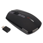 MCSaite MC-369AG Mouse ottico wireless USB-C/Type-C 1600 DPI regolabile a tre velocità a 4 pulsanti