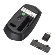 MCSaite MC-369AG Mouse ottico wireless USB-C/Type-C 1600 DPI regolabile a tre velocità a 4 pulsanti
