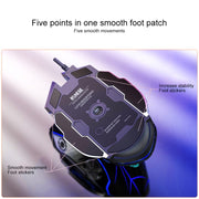 Set tastiera meccanica RGB, mouse ottico e cuffie RGB