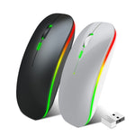 Mouse silenzioso wireless colorato HXSJ M40 a 4 tasti 2.4G