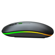 Mouse silenzioso wireless colorato HXSJ M40 a 4 tasti 2.4G