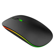 Mouse silenzioso wireless colorato HXSJ M40 a 4 tasti 2.4G