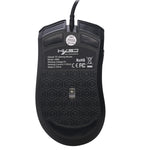 HXSJ A869 Gioco cablato luminoso colorato Mouse ottico ergonomico regolabile a 7 tasti 3200 DPI, A869