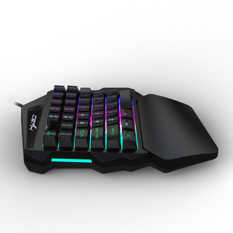 Tastiera da gioco cablata HXSJ V100 con retroilluminazione