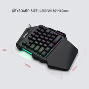 Tastiera da gioco HXSJ V100 cablata