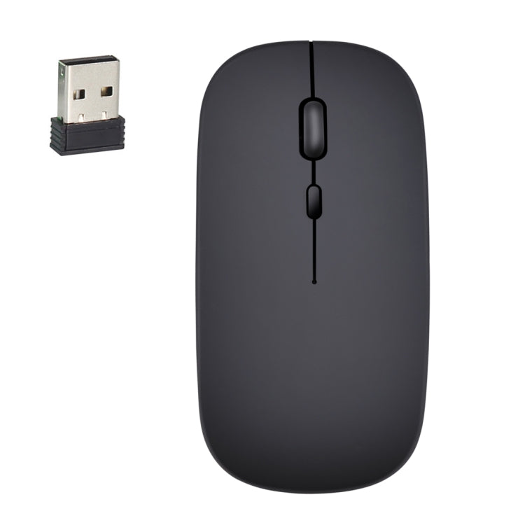 Mouse ottico silenzioso regolabile a tre velocità wireless HXSJ M80 da 2,4 GHz 1600 DPI, Black, Grey, Gold, Rose Gold, Silver, White