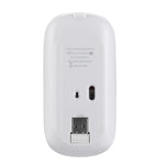 Mouse ottico silenzioso regolabile a tre velocità wireless HXSJ M80 da 2,4 GHz 1600 DPI, Black, Grey, Gold, Rose Gold, Silver, White
