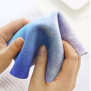 Tappetino per mouse circolare con motivo Mercurio color arcobaleno, diametro: 22 cm, Rainbow Color Mercury