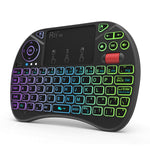 Touchpad combinato da 2,5 pollici con retroilluminazione (nero), Rii X8