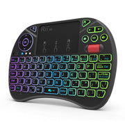 Touchpad combinato da 2,5 pollici con retroilluminazione (nero), Rii X8
