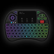 Touchpad combinato da 2,5 pollici con retroilluminazione (nero), Rii X8