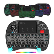 Touchpad combinato da 2,5 pollici con retroilluminazione (nero), Rii X8