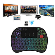 Touchpad combinato da 2,5 pollici con retroilluminazione (nero), Rii X8