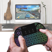 Touchpad combinato da 2,5 pollici con retroilluminazione (nero), Rii X8