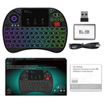 Touchpad combinato da 2,5 pollici con retroilluminazione (nero), Rii X8