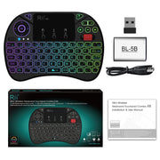 Touchpad combinato da 2,5 pollici con retroilluminazione (nero), Rii X8