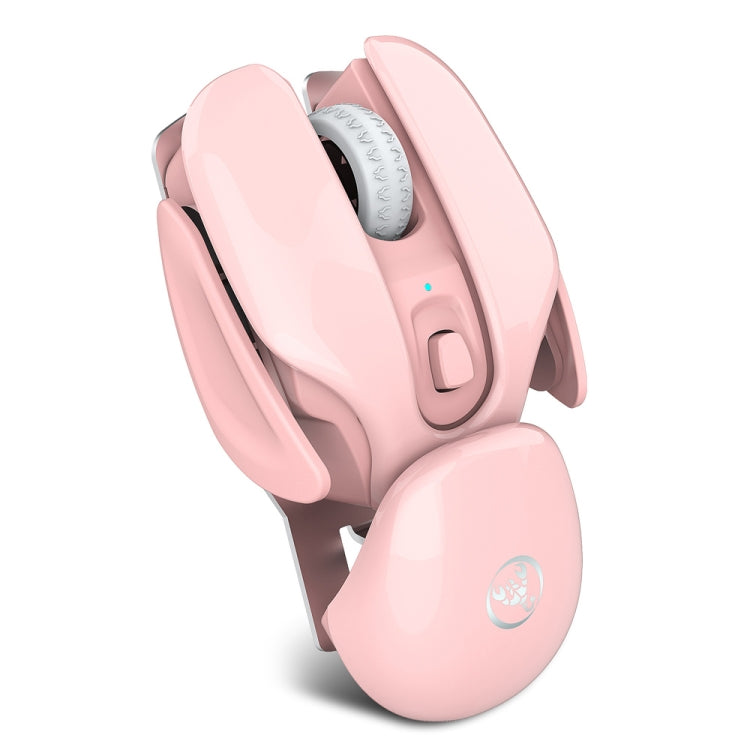 Mouse silenzioso wireless regolabile in 3 modalità HXSJ T37 da 2,4 GHz 1600 dpi, T37 Pink, T37 Black