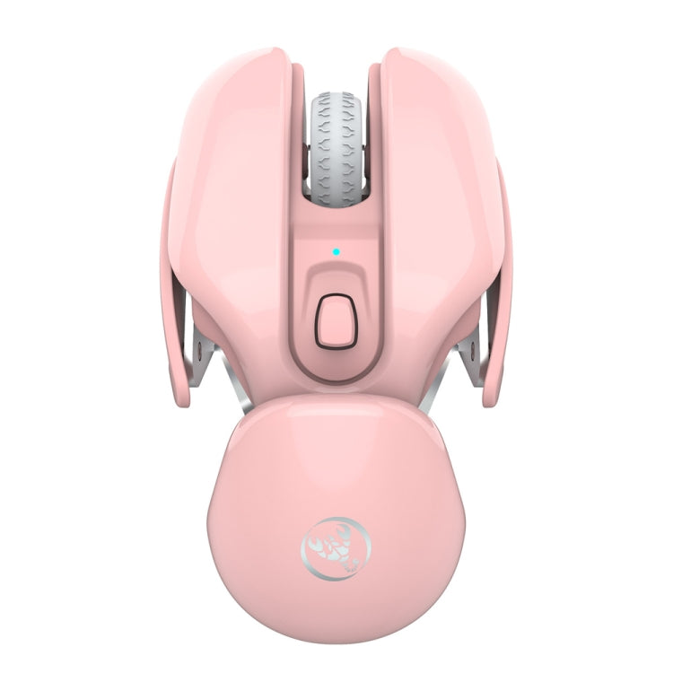 Mouse silenzioso wireless regolabile in 3 modalità HXSJ T37 da 2,4 GHz 1600 dpi, T37 Pink, T37 Black