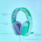 Cuffie da gioco cablate Logitech G335 con microfono
