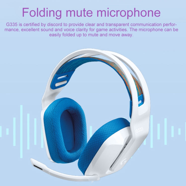 Cuffie da gioco cablate Logitech G335 con microfono