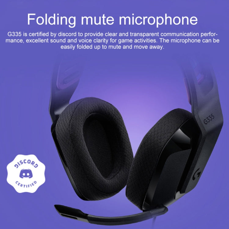Cuffie da gioco cablate Logitech G335 con microfono