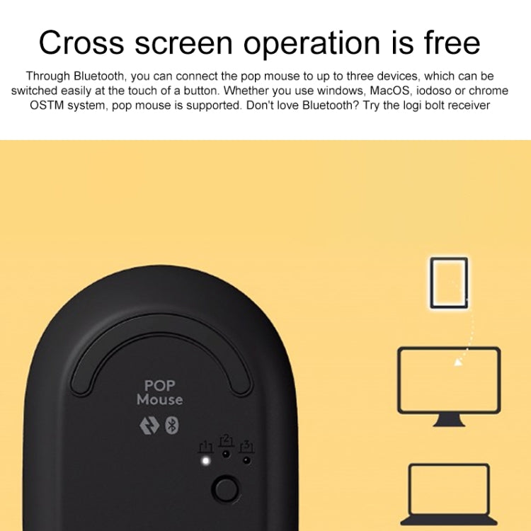 Mouse wireless portatile da ufficio Logitech