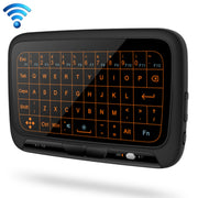 Mini tastiera wireless H18+ da 2,4 GHz, touchpad completo con retroilluminazione regolabile a 3 livelli (nero), H18+ Backlight Keyboard