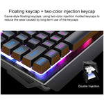 Set mouse tastiera da gioco YINDIAO V2 silenzioso con sensazione meccanica