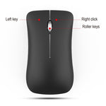 HXSJ T23 Bluetooth 5.0 + Bluetooth 3.0 + 2,4 GHz Wireless Tre modalità Mouse ottico ergonomico regolabile a 4 tasti 1600 DPI, T23 Black, T23 Gold, T23 Blue