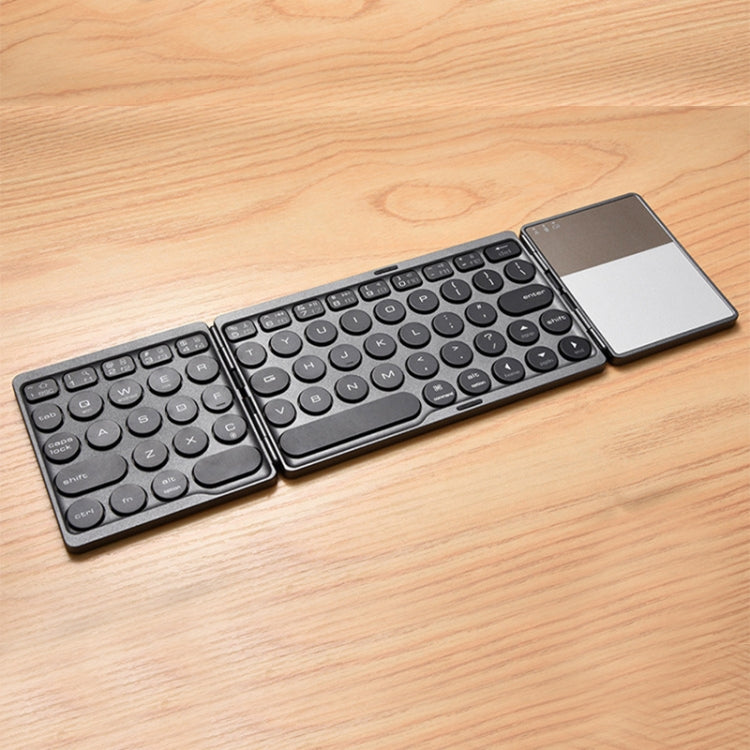 Tastiera Bluetooth wireless ricaricabile tripla GK408 con touchpad, supporto Android / IOS / Windows