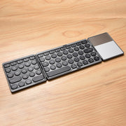 Tastiera Bluetooth wireless ricaricabile tripla GK408 con touchpad, supporto Android / IOS / Windows