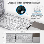 Tastiera Bluetooth wireless ricaricabile tripla GK408 con touchpad, supporto Android / IOS / Windows