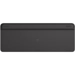 Logitech K580 Dual Mode Tastiera wireless multidispositivo sottile e leggera con supporto per telefono