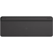 Logitech K580 Dual Mode Tastiera wireless multidispositivo sottile e leggera con supporto per telefono