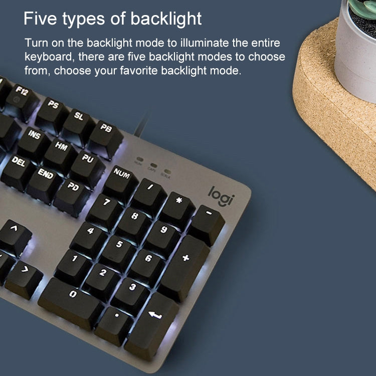 Logitech K845 CHERRY Tastiera meccanica cablata retroilluminata Blue Axis, lunghezza cavo: 1,8 m