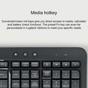 Set tastiera e mouse wireless Logitech MK540
