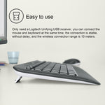 Set tastiera e mouse wireless Logitech MK540