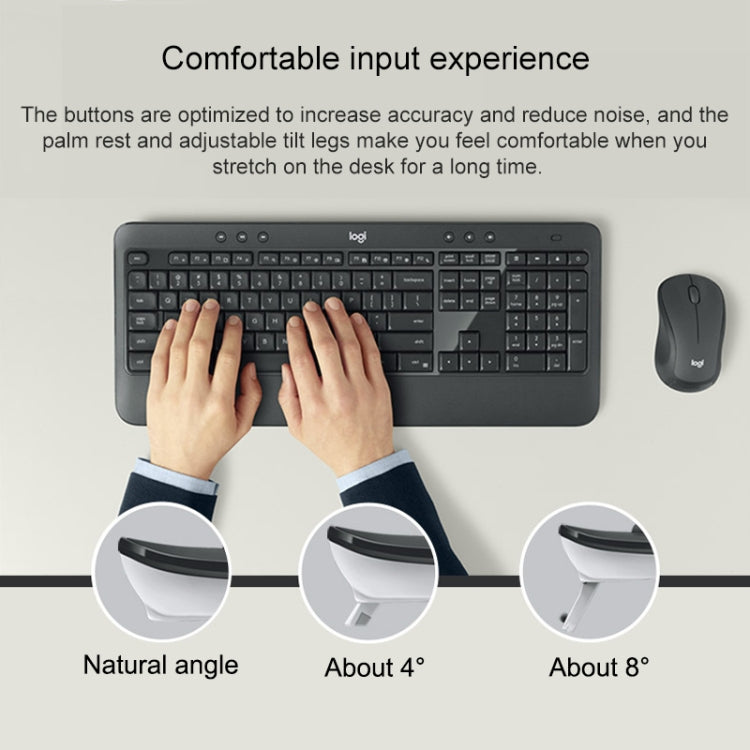 Set tastiera e mouse wireless Logitech MK540